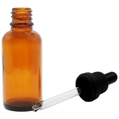 30ml Ambra Contagocce Bottiglie Di Vetro Vuote Contagocce Con Vetro Pipetta Contagocce Piccolo Campione Bottiglie Di Vetro Per Lolio Essenziale Del Diffusore Massaggi Bellezza Olio Mix - 6 Pezzi - Foto 4