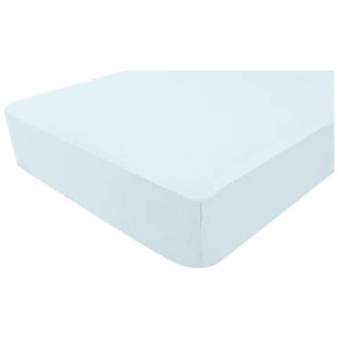 Lenzuolo Con Angoli Light Jersey - 130 G / M² - 70 X 140 Cm - Blu - Foto 1