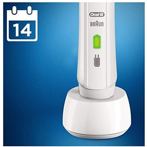 Oral-b Pro 2 2000 Spazzolino Elettrico Ricaricabile 1 X Manico Bianco Con Caricatore 1 X Crossaction Capo - Foto 2