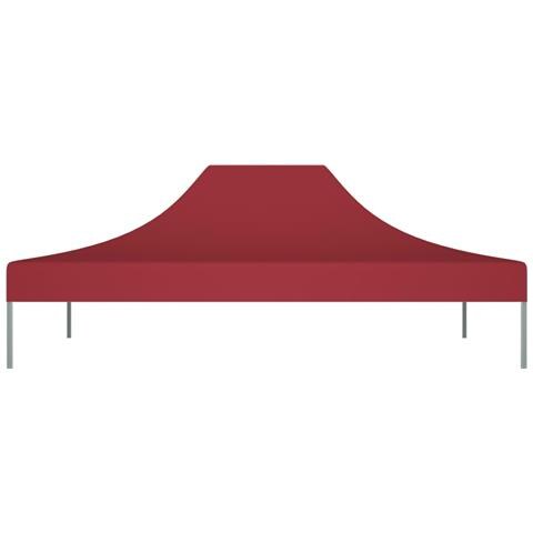 Tetto per Tendone per Feste 4x3 m Rosso Borgogna 270 g / m² - Foto 6