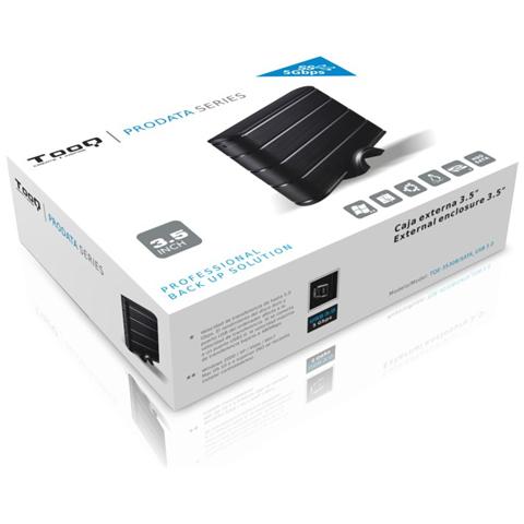 TQE-3530B, 3.0 (3.1 Gen 1) , HDD, SATA, Seriale ATA II, Serial ATA III, Nero, Status, Alluminio - Foto 5