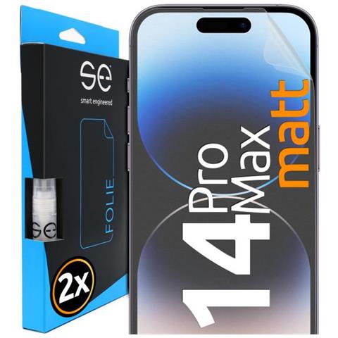 Se0-f0102-0275-22-m Mobile Phone Screen /back Protector Protezione Per Schermo Opaca Apple 2 Pz - Foto 1