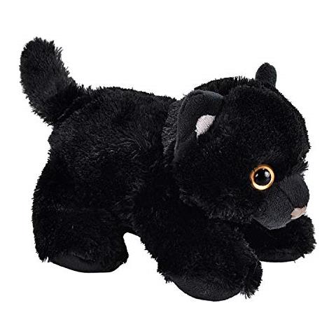 Gatto Nero Peluche, Animale Farcito, Peluche, Regali Per Bambini, Hugems 7 - Foto 1