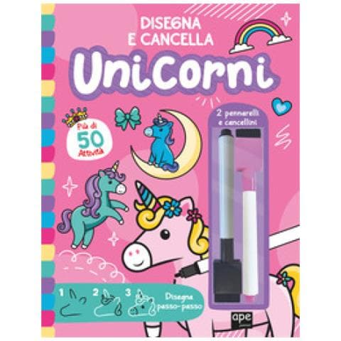 Unicorni. Disegna E Cancella. Ediz. Illustrata - Foto 1