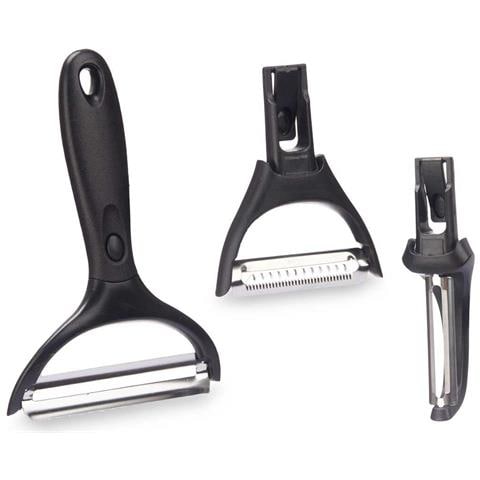 Set Di Pelapatate Acciaio Inossidabile Polipropilene Abs (24 Unità) Testine Intercambiabili 3 Pezzi - Foto 4