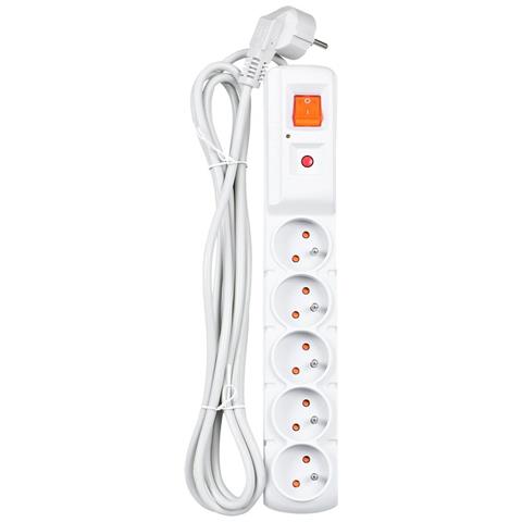 Multipresa 5 Prese Con Interruttore F5 (3 M) - Foto 2