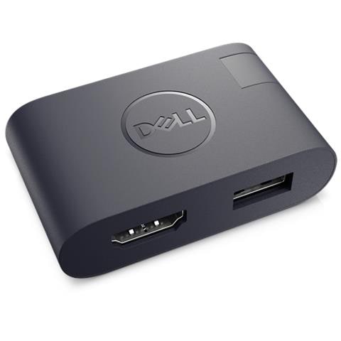 DELL DA20, USB tipo-C, HDMI + USB, Maschio, Femmina, Dritto, Dritto - Foto 1