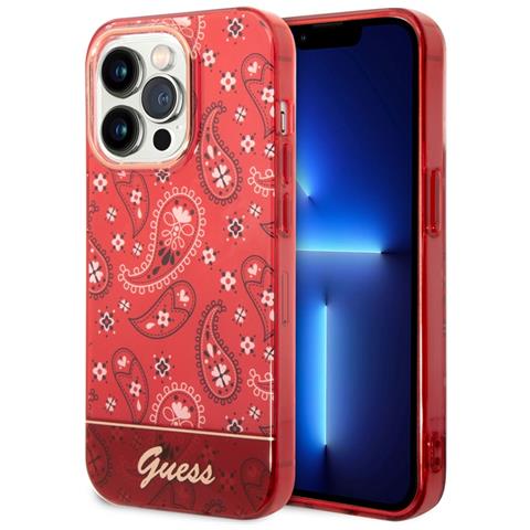 Cover Per Iphone 14 Pro Max Tpu Bandana, Rosso - Foto 2