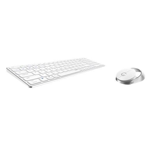 Tastiera e Mouse Wireless 00215375  (Layout Tedesco) Colore Bianco - Foto 2