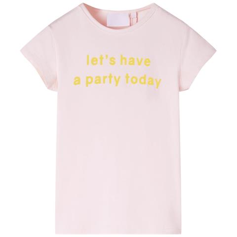 Maglietta Da Bambina Rosa Tenue 128 - Foto 1