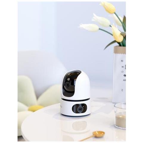 Telecamera Da Interno Wi-fi Due Obiettivi 3mp Ranger Dual, Bianco - Foto 4