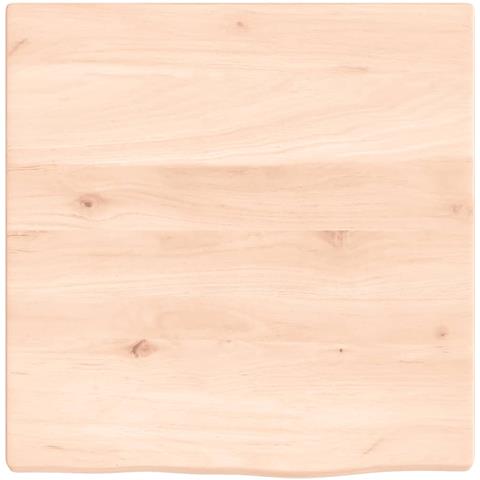 Piano Bagno 40x40x2 Cm In Legno Massello Non Trattato - Foto 3