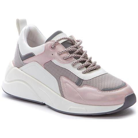 Pink Casual Trainers Sneakers Pelle Sintetica Scarpe Donna Rosa Eu 36, 817122-02-05 - Foto 1