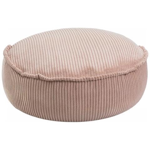Pouf Rotondo Per Bambini, Aesthetic, Rosa - Foto 1