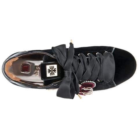 Mezze Scarpe Da Donna In Pelle Nera 37 - Foto 3