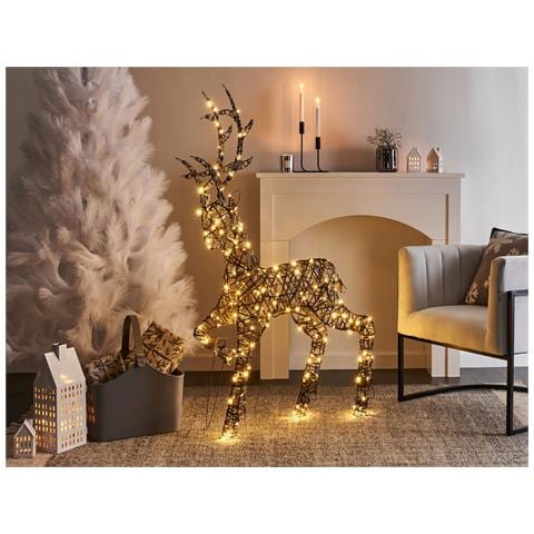 Decorazione Led Argento 140 Cm Husavik - Foto 1