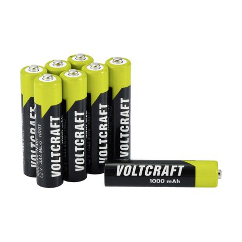 Batteria Ricaricabile Ministilo AAA NiMH 1000 mAh 8 pz - Foto 1