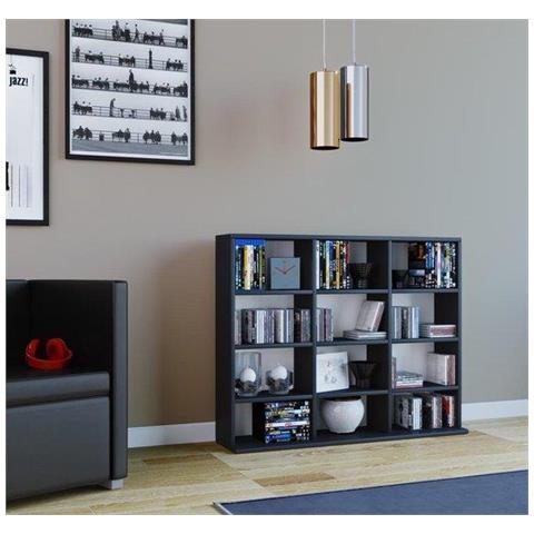 Mobile Porta CD /DVD l 102xh 83x p 23 NERO - Foto 1