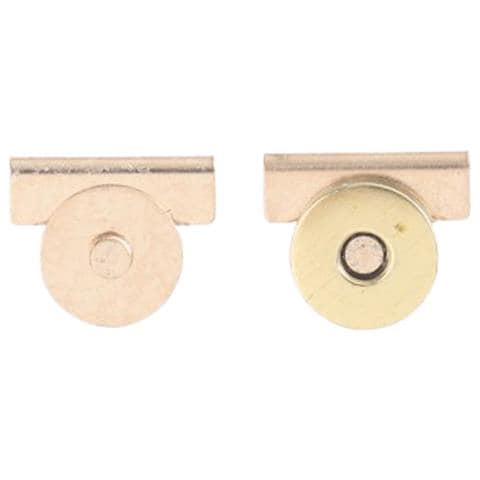 Chiusura Magnetica A Scatto Per Borse E Borsette (10 Pezzi) Gold - Foto 1