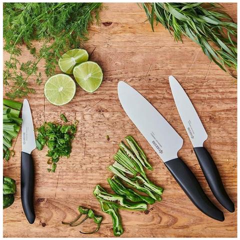 Set Di 3 Coltelli In Ceramica Nera - Fk-3pc-bk - Foto 2