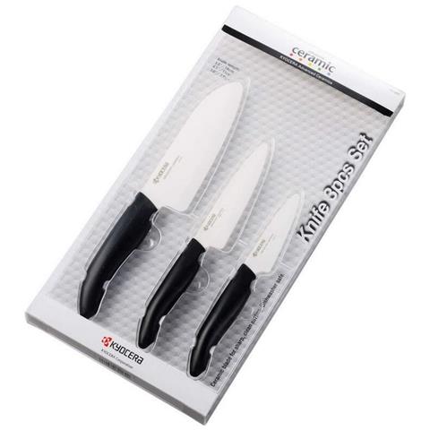 Set Di 3 Coltelli In Ceramica Nera - Fk-3pc-bk - Foto 3