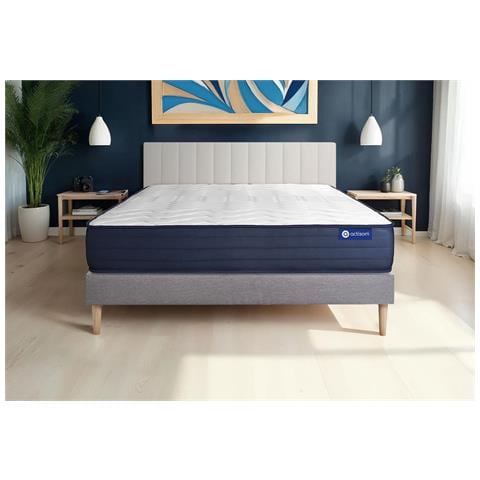 Kit Rete E Materasso Actiflex Life 120x190cm - Spessore : 22cm - Molle Insacchettate E Memory Foam- Molto Rigido - Foto 1