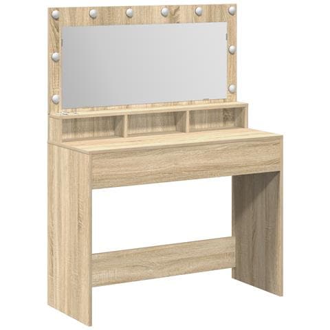 tolette  con luci LED in rovere sonoma 100x41x135 cm - Foto 1