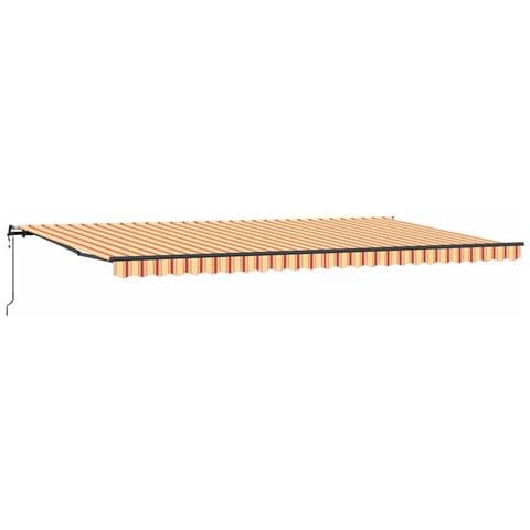 Tenda Retrattile giallo e arancione 600 ×350 cm Tessuto - Foto 1