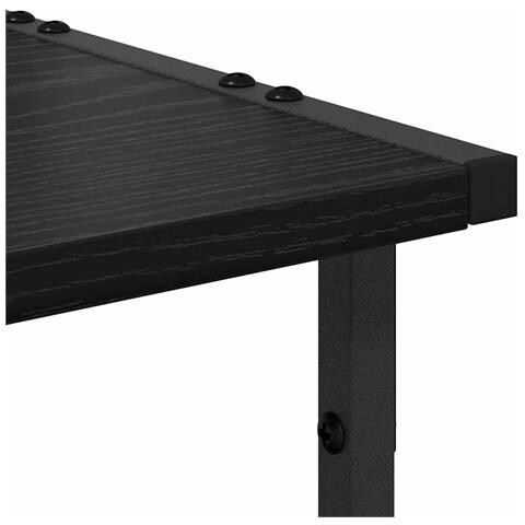 Supporto per Stampante Rovere Nero 41 x 28 x 33.5 cm - Foto 9