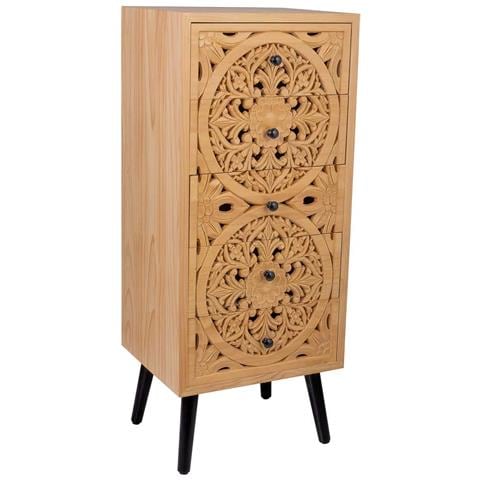 Cassettiera In Legno Marrone 45x35x10 - Foto 1