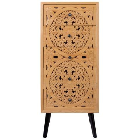 Cassettiera In Legno Marrone 45x35x10 - Foto 2