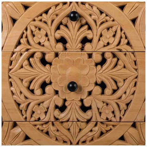 Cassettiera In Legno Marrone 45x35x10 - Foto 7