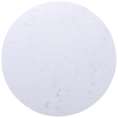 Tavolino In Metallo Bianco E Legno 40,5x40,5x45h Cm - Foto 6