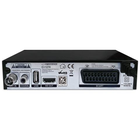 Ev107r Set-top Box Tv Cavo Nero - Foto 2