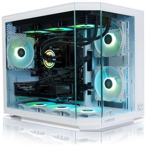 92705 PC /stazione di lavoro AMD Ryzen™ 7 7800X3D 32 GB DDR5-SDRAM 2 TB SSD NVIDIA GeForce RTX 5060 Ti Windows 11 Home Bianco - Foto 1