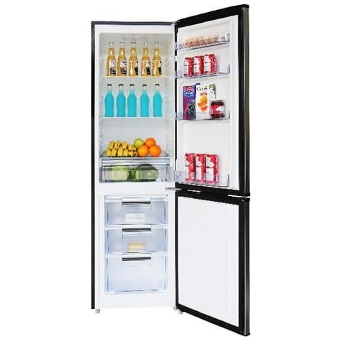 Frigorifero Classe E Combinato 265 LT Vetro /nero GLASS265BK-L - Foto 2
