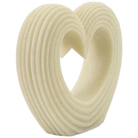Scultura Cuore Lovvy Quarzy Piccola In Resina Bianca - Foto 2