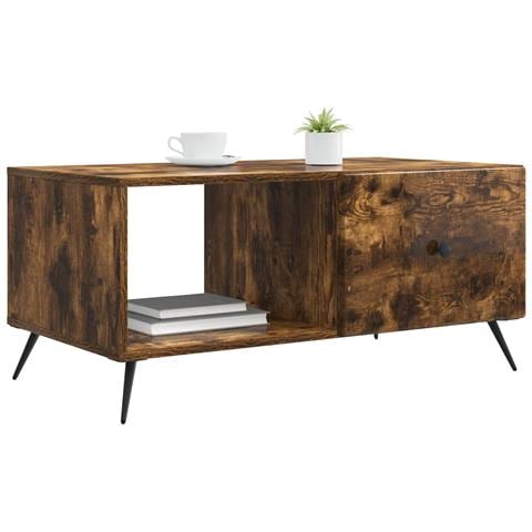 Tavolino da salotto Rovere Fumo 90 x 50 x 40 cm - Foto 2