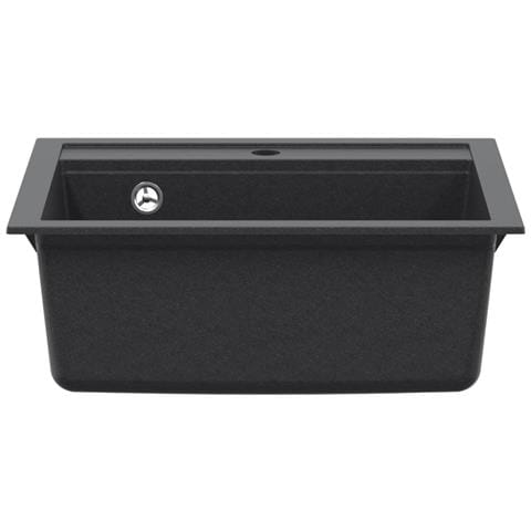 Lavello cucina vasca singola Granito 60 x 51 x 30.5 cm Grafite - Foto 2