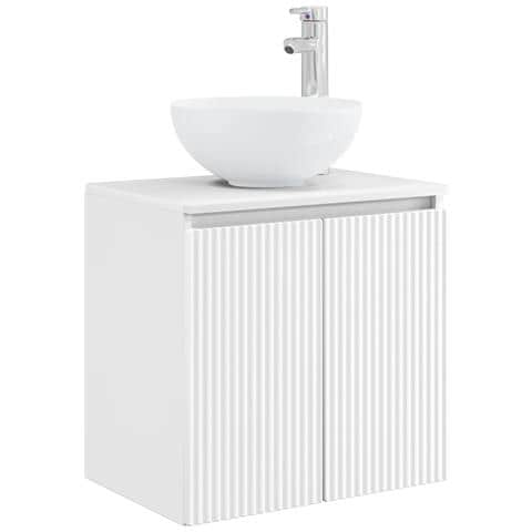 Set di Armadi da Bagno 3 pz Bianco 49,5 x 35 x 63 cm - Foto 10