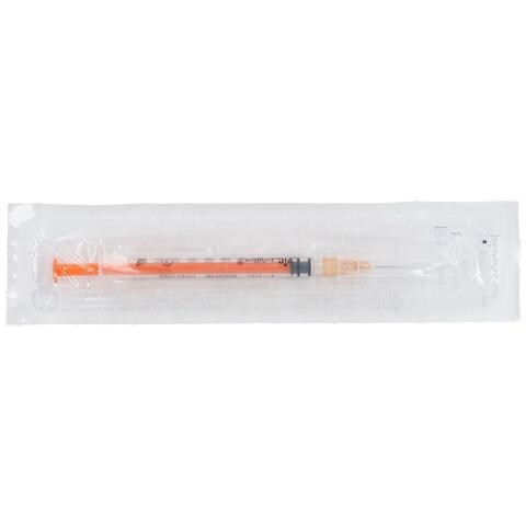 Siringa per Insulina Pic 1 ml 100 ui Ago 25 Gauge 5/8 1 Pezzo - Foto 2