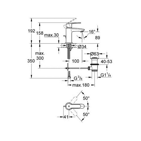 Rubinetto Lavabo Eurostyle Cosmopolitan 28 Mm Grohe - Foto 2