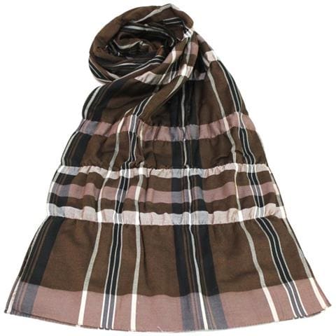 Sciarpa Donna Linea Scozia 1211 Marrone - Foto 1