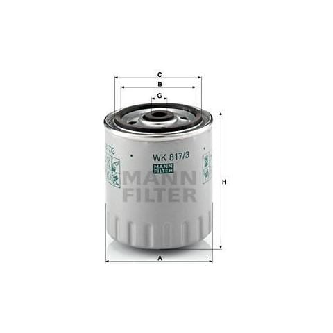 Filtro Carburante Wk817 / 3x - Foto 1