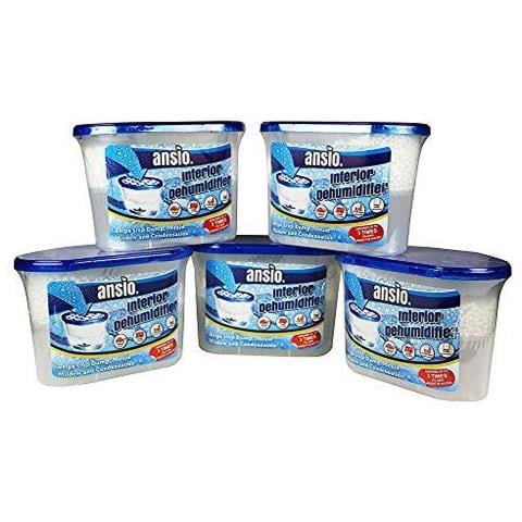 Deumidificatore Condensazione Di Rimozione Di Umidit Absorber Deumidificatori Per Damp Muffa Umidit In Casa Cucina Guardaroba Camera Da Letto Caravan Ufficio Garage Bagno Cantina 500 Ml Confezione Da 5 - Foto 1