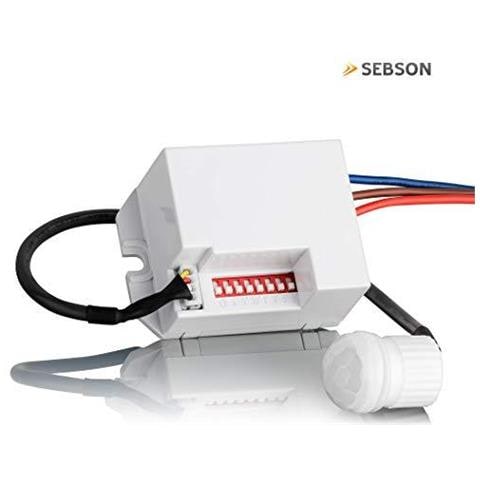 Mini Pir Coperta Da Incasso Soffitto Per Linstallazione Programmabile Infrarosso Sensore Di Movimento 6m 360 Led Adatto - Foto 2