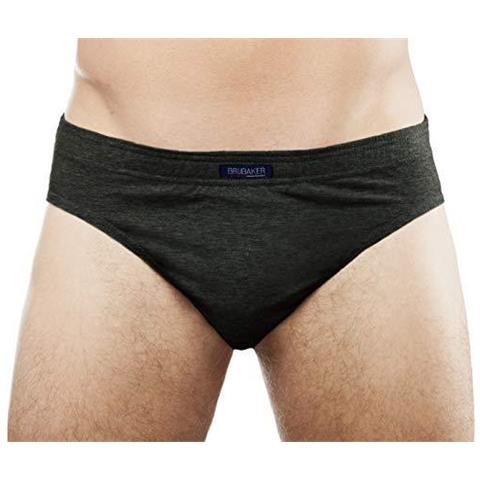 Taglia M Slip Cotone Antracite Mix Brubaker 7-pack Uomo - Foto 2