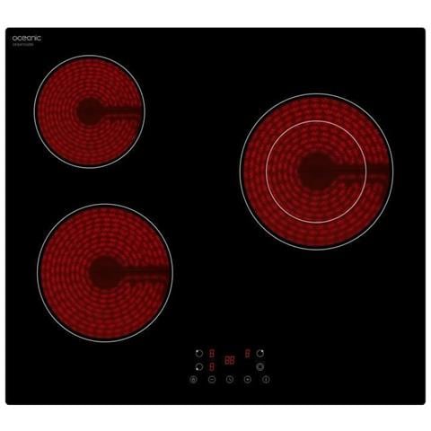 Piano Cottura In Ceramica A 3 Zone - 5200w - Larghezza 60 Cm - Foto 1