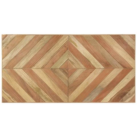 Tavolo Da Pranzo 120x60x76 Cm Legno Massello Di Acacia E Mango - Foto 9