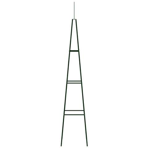Supporti per Piante 2 pz Verde Scuro 35x35x195 cm in Ferro - Foto 5
